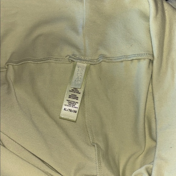 SKIMS NWOT Cotton Jersey Foldover Pant - Pistachio - Picture 5 of 5
